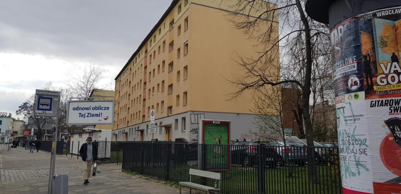 Mieszkanie Jednopokojowe, Ul Dworcowa, Centrum, Parking Gratis!!! Вроцлав Экстерьер фото